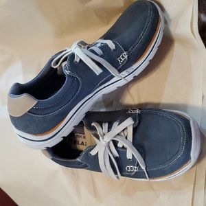 Skechers Relaxed Fit Memory Foam Mens 10.5US Blue Lace-up